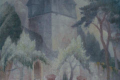22 Kirchgarten in Amönau Öl 1977