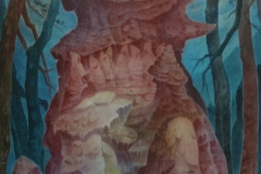 40 Gnomenburg Aquarell 1982