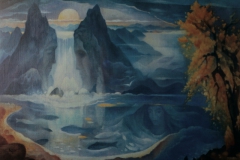57 Blick nach drüben Öl 1982