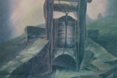 7 Schleuse Ostsee Aquarell 1951