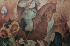 72 Erntestimmung (aus "Der verrostete Ritter") Aquarell